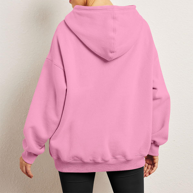 Sweats à capuche surdimensionnés pour femmes, sweat-shirts amples en polaire avec poche, pull à manches longues, pulls à capuche, tenues d'hiver et d'automne, vêtements de sport