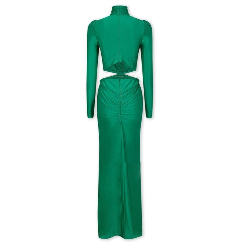 Robe de soirée de Banquet de fête de mode pour femmes tenue de ventre robe longue