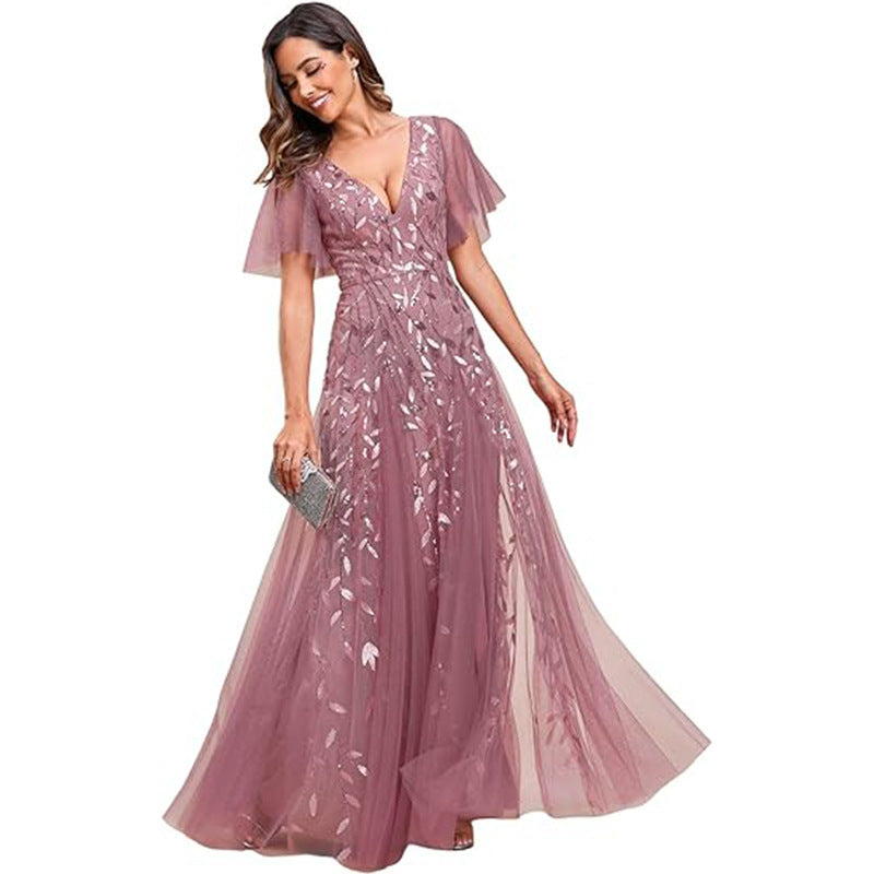 Women's New Noble Elegant Long Evening Dress