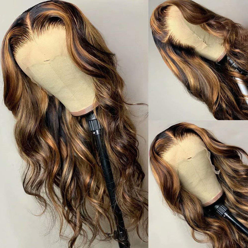 Wig Front Lace P4 27 Real Hair Headgear