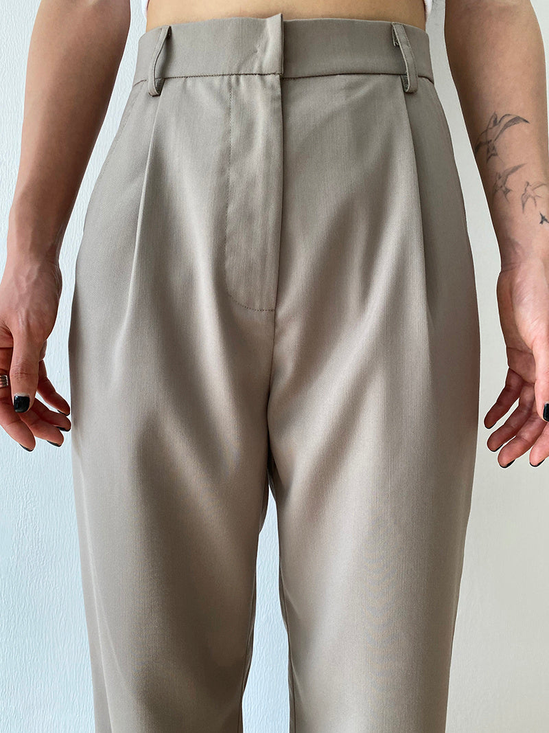 Pantalon droit amincissant rétro pour femme