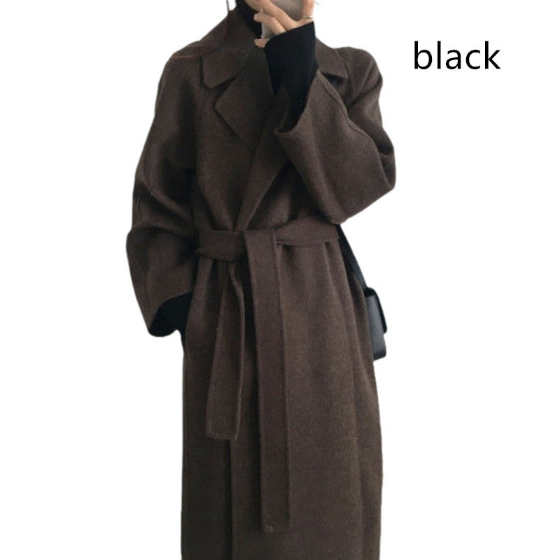 Woolen Wool Coat Women's Mid-length