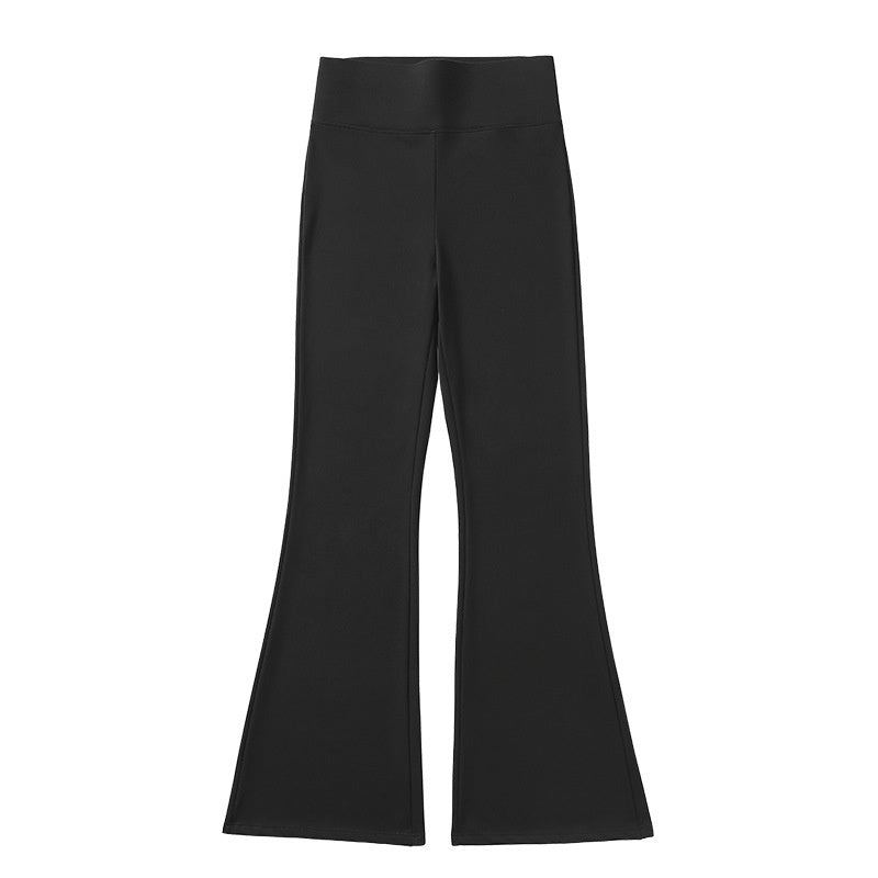 Spring And Autumn Skinny Shark Pants Outer Wear Black High Waist Slimming