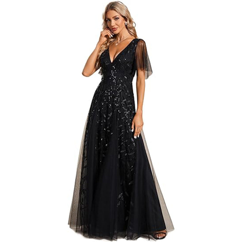 Robe de soirée longue et élégante pour femmes, nouvelle collection