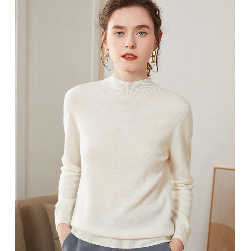 Women's One-piece Knitted Wool Base Shirt