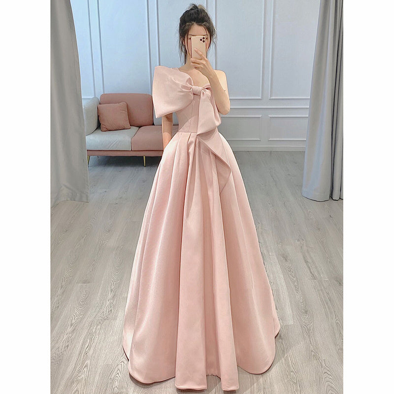 Evening Gown Bride Engagement Dress French Bridesmaid Dress