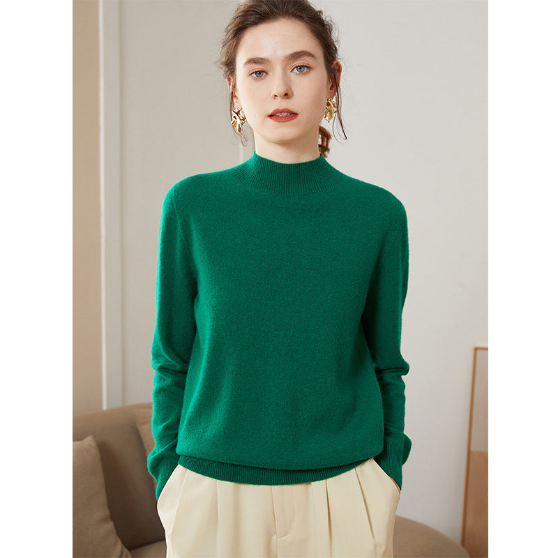 Women's One-piece Knitted Wool Base Shirt