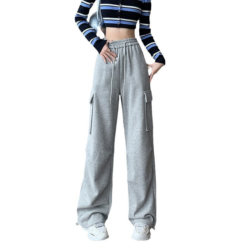 Autumn And Winter Loose New Small Wide-leg Pants