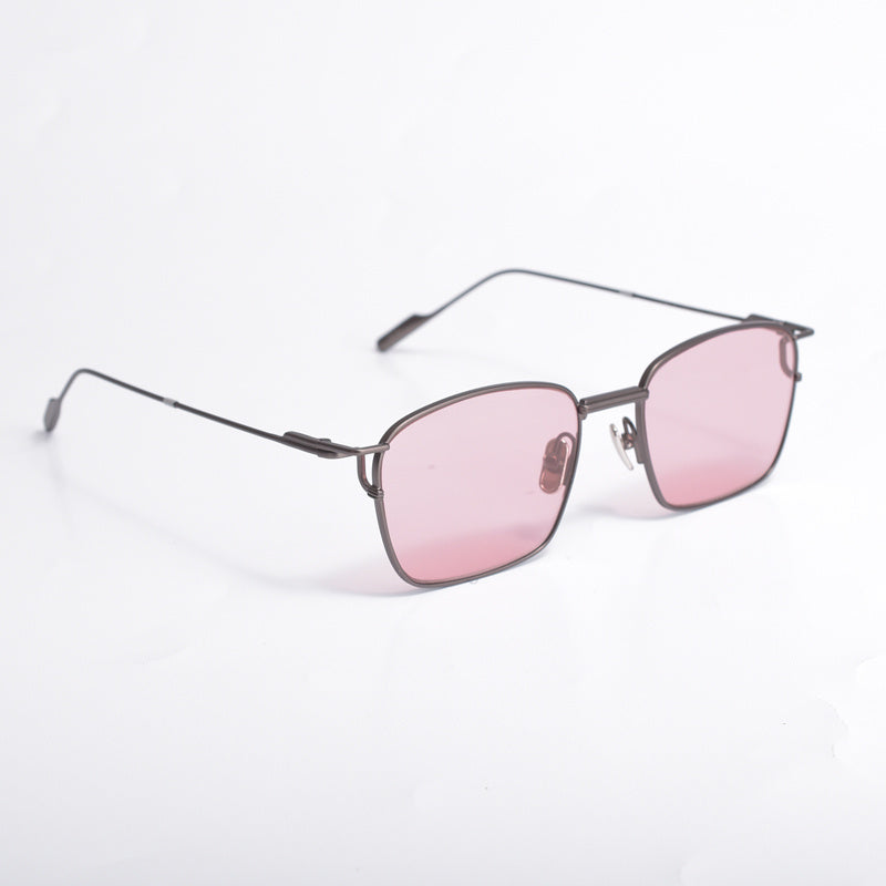 Square AS Metal Frame Glasses UV Protection