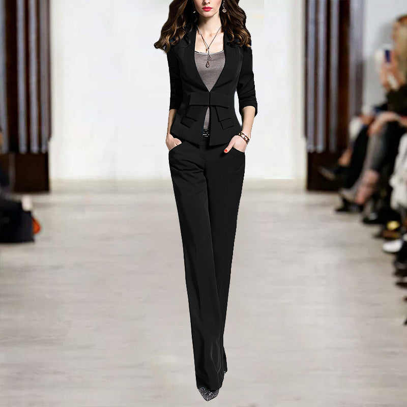 Women's Suit New Fashion Temperament Slim Pants