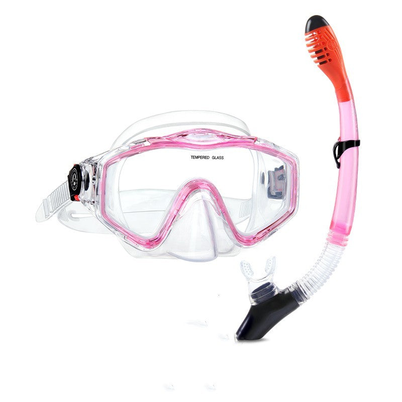 Tubo de respiración para snorkel, espejo facial profesional para buceo profundo Sanbao