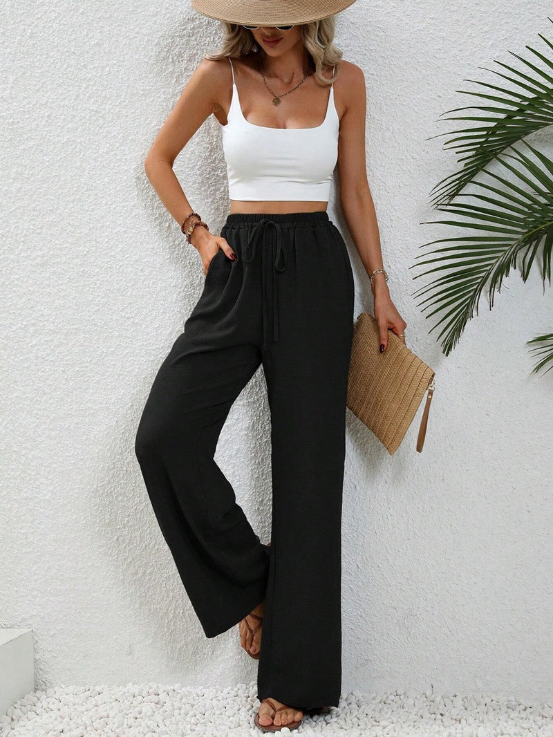 Women's Wide-legged Pants Casual Trousers