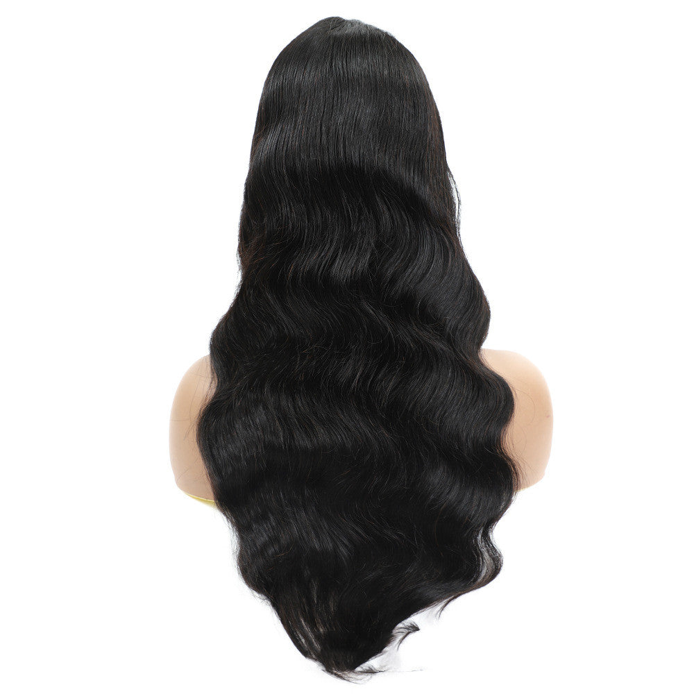 European And American Wig Ice Silk Headband Real Hair Headgear