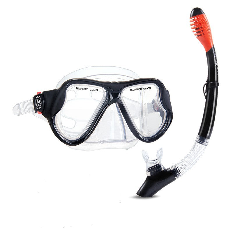 Tubo de respiración para snorkel, espejo facial profesional para buceo profundo Sanbao