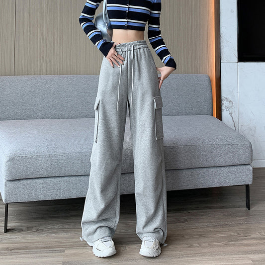 Autumn And Winter Loose New Small Wide-leg Pants