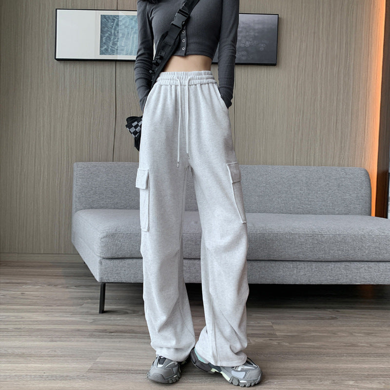 Autumn And Winter Loose New Small Wide-leg Pants