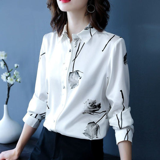 All-matching Printed Women's Casual Shirt