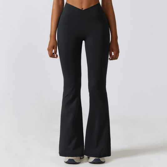 Wide Pants Hip Lifting Yoga Bell-bottom Pants Sports