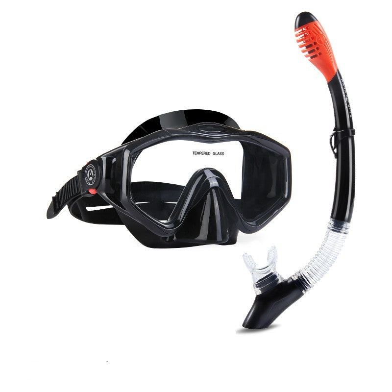 Tubo de respiración para snorkel, espejo facial profesional para buceo profundo Sanbao