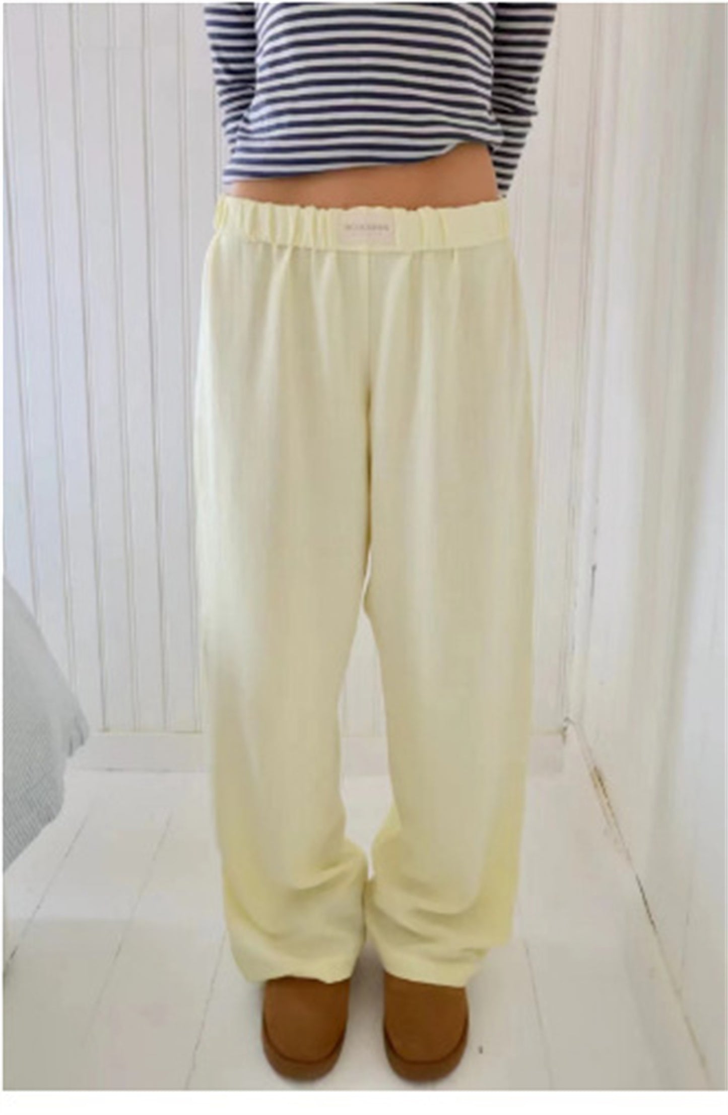 Women's Fashionable Loose High Waist Trousers