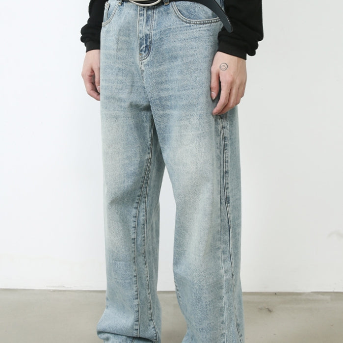 Pantalon américain High Street Men Denim Niche Design