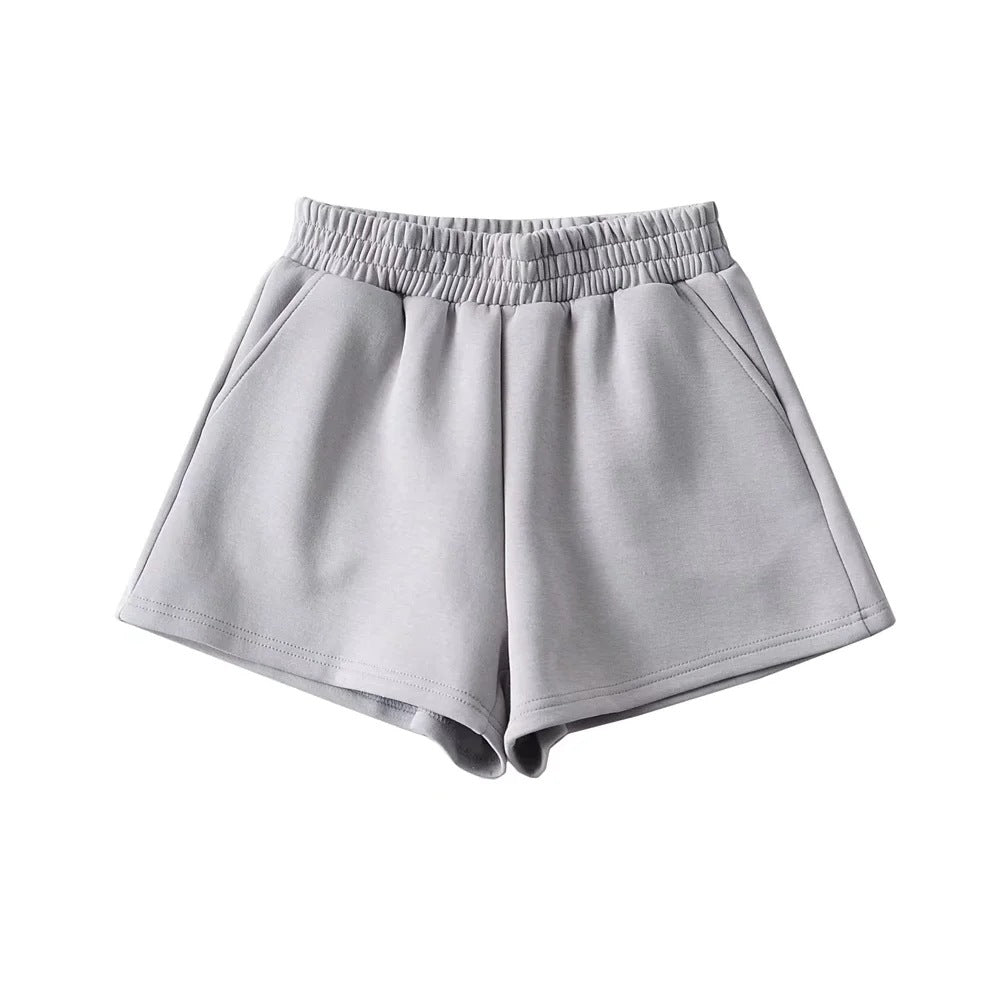 Short de sport taille élastique 7 couleurs, coupe ample, vêtements d'extérieur polyvalents décontractés pour femmes