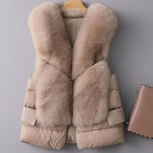 Gilet en Laine Gilet Doudoune Courte