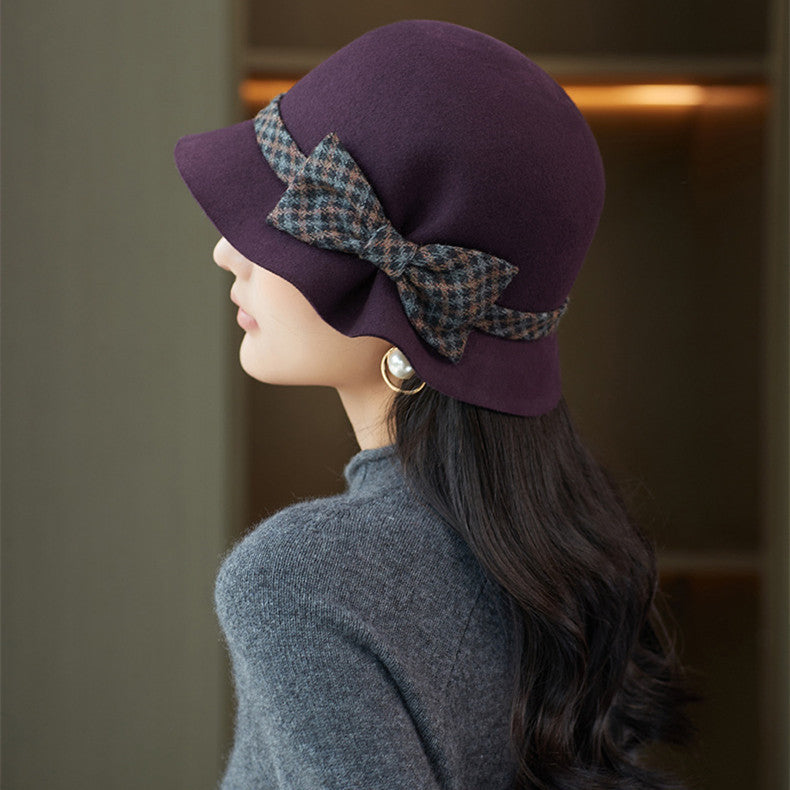 Elegant And Versatile Women's Wool Hat