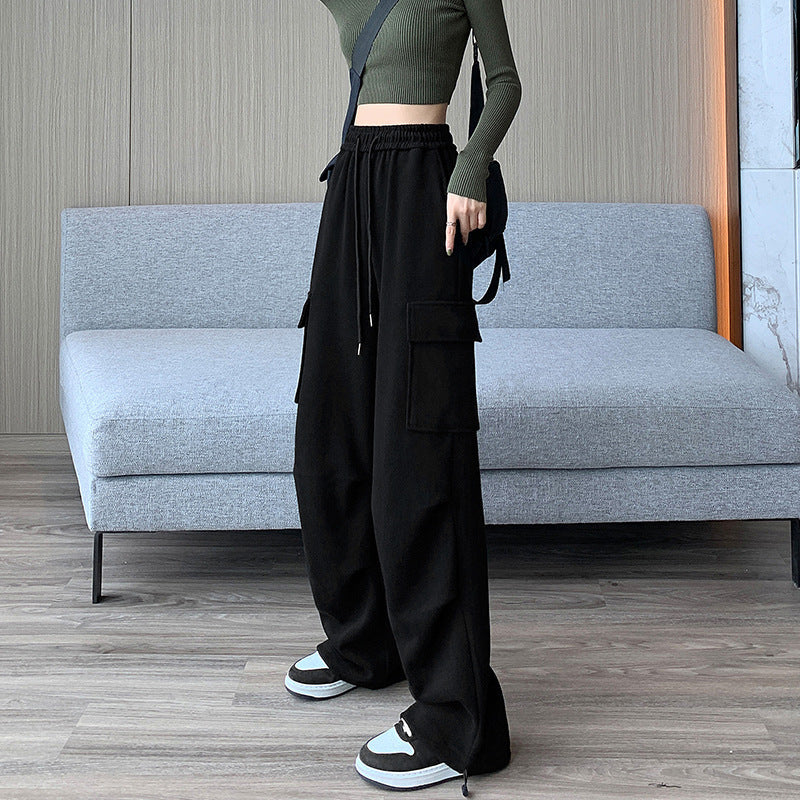 Autumn And Winter Loose New Small Wide-leg Pants