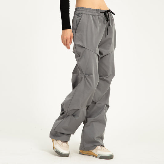 Pantalon design plissé hip hop pour homme