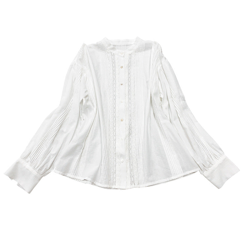 Chemise femme manches longues en coton français