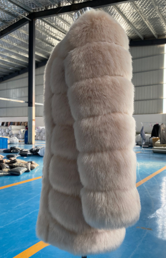 Fur New Patchwork Fur Coat Female Faux Fur Fur Coat Female Plus Size