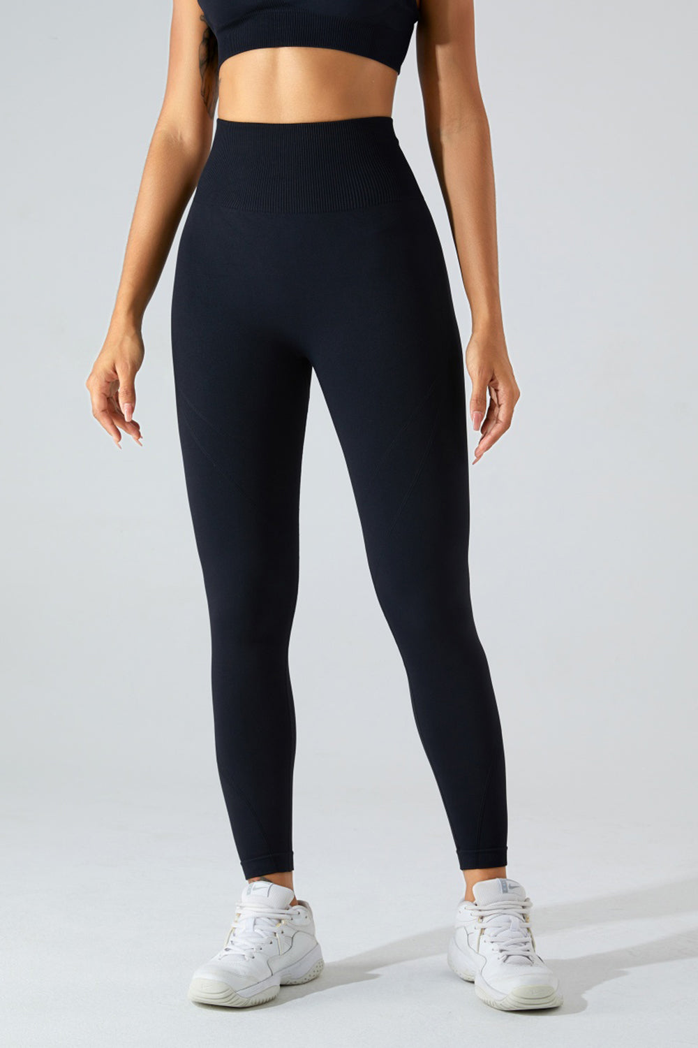 High Waist Wide Waistband Active Leggings