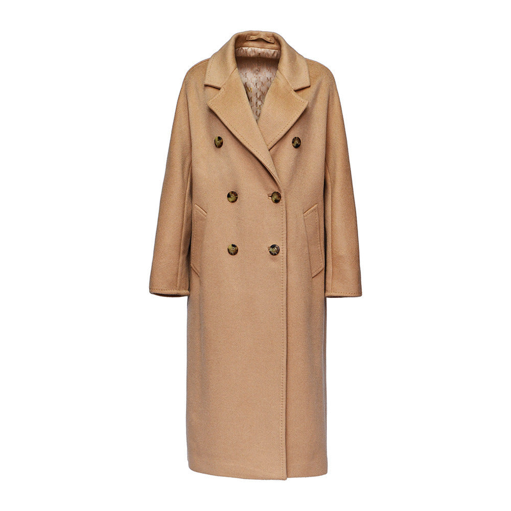 European And American Wool Overcoat Woolen