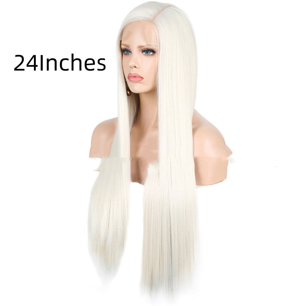 Chemical Fiber Front Lace Wig Head Cover Natural Hairline