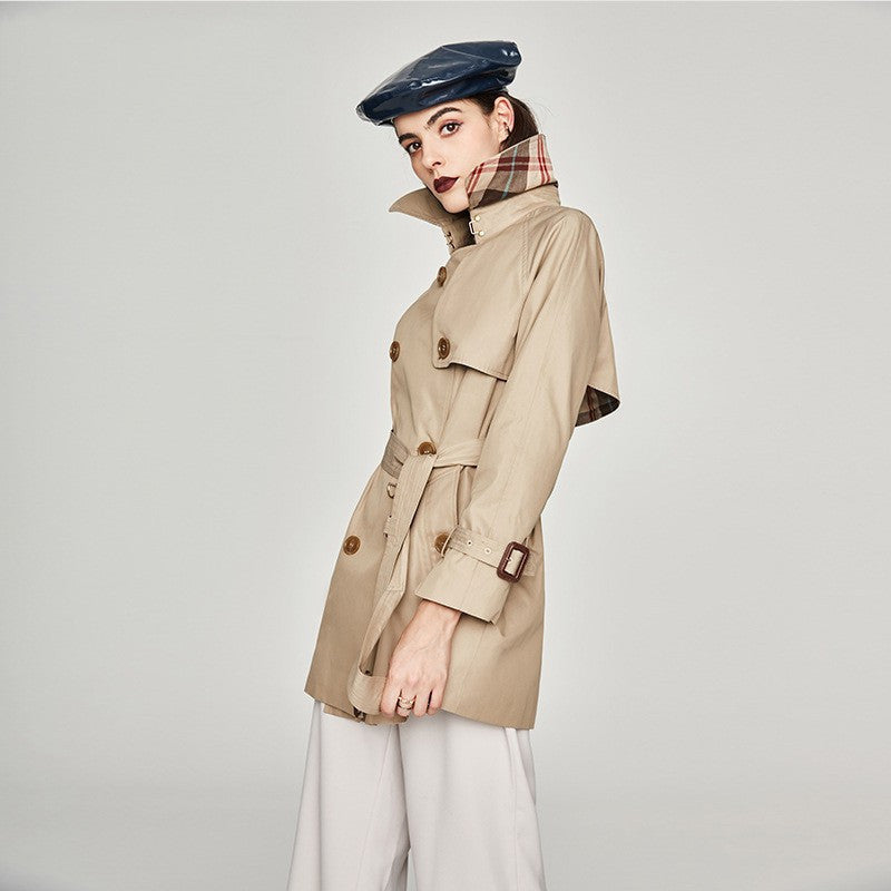 Trench femme mi-long Style coréen printemps et automne