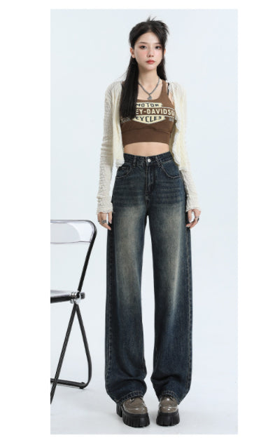 Women's Fashionable Loose All-match Casual Jeans