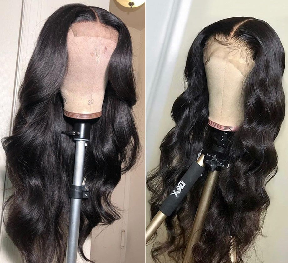 Peluca delantera de encaje Body Wave para mujeres negras