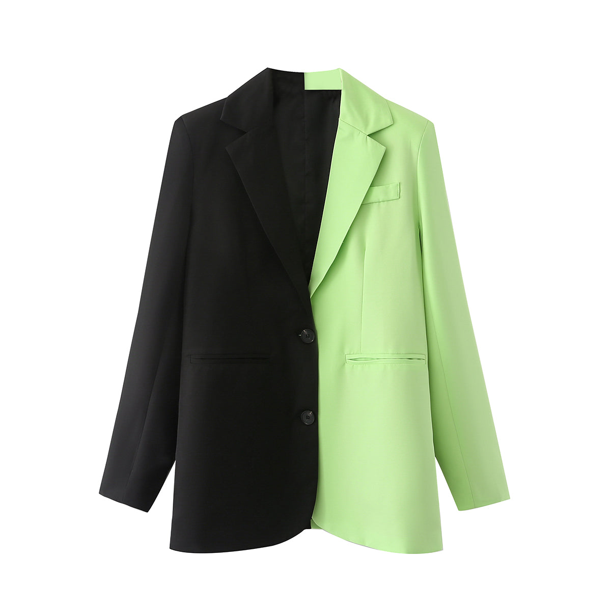 Blazer casual de primavera a juego con colores