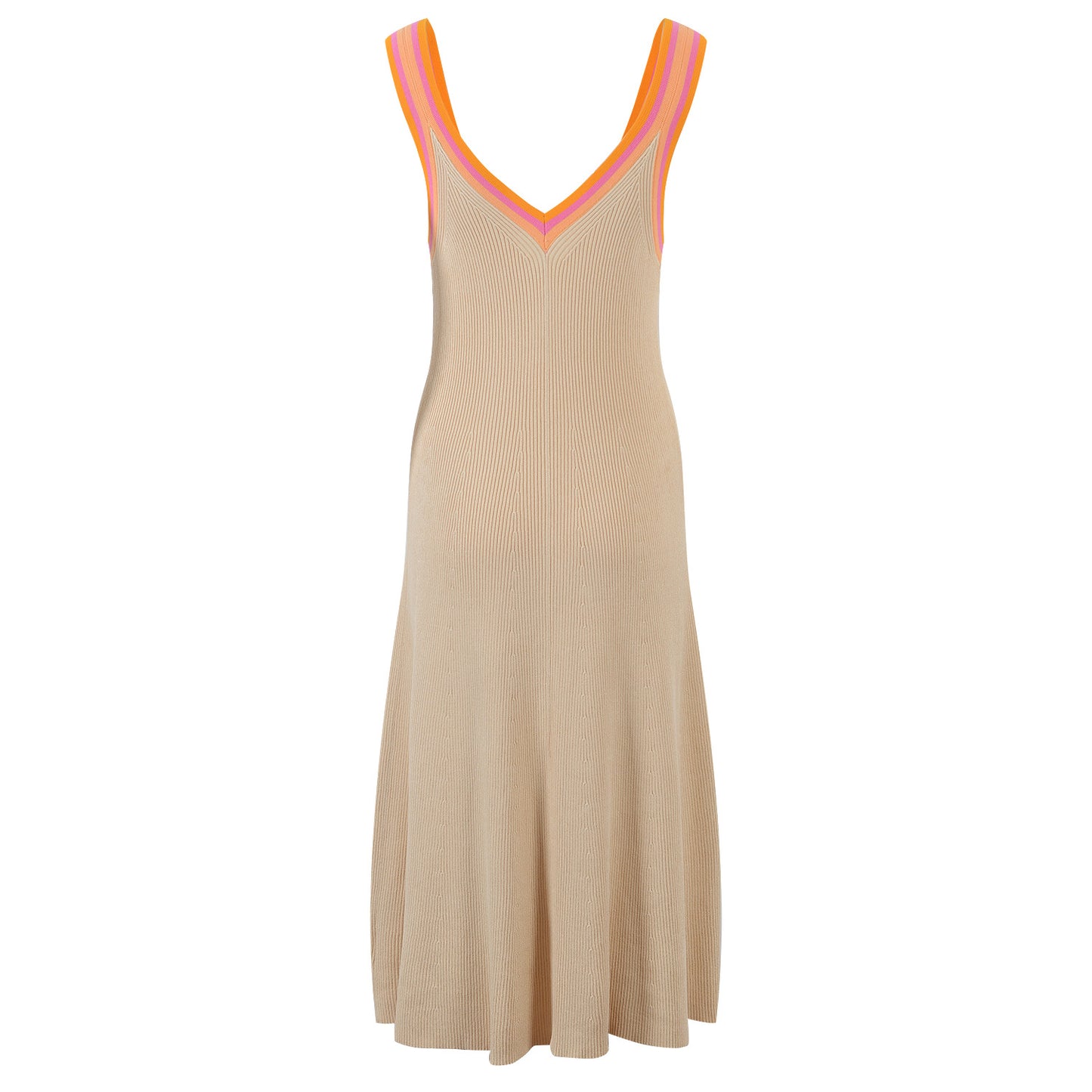 Vestido camisola de punto a juego de colores franceses de verano para mujer