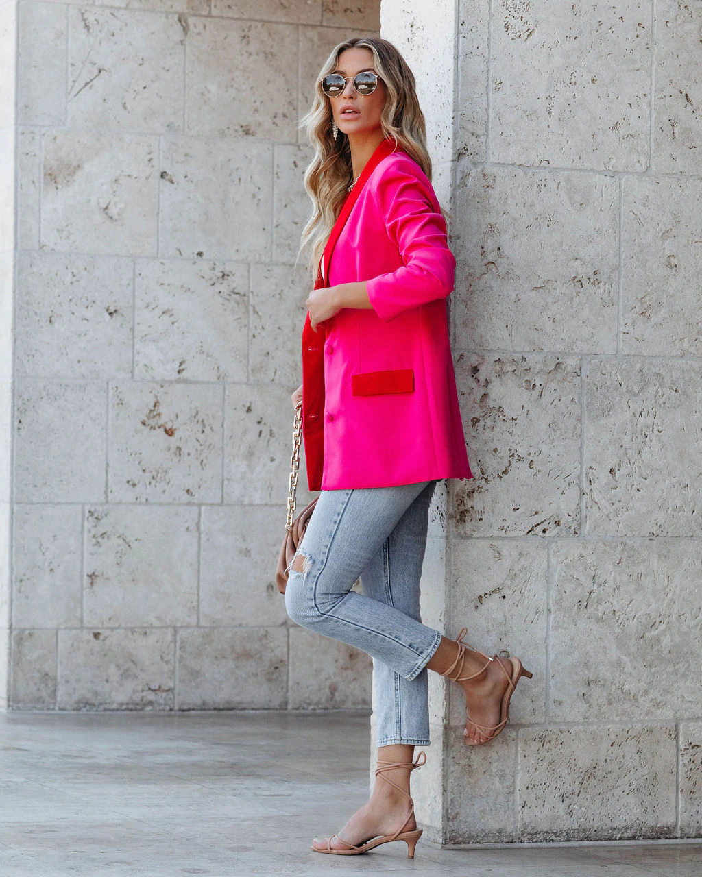 Blazer au design minoritaire pour femme