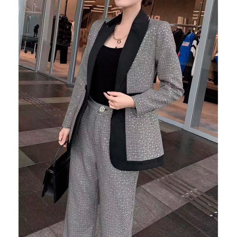 Heavy Industry Sequin Temperament Slim-fit Flattering Suit Outer Coat Suit