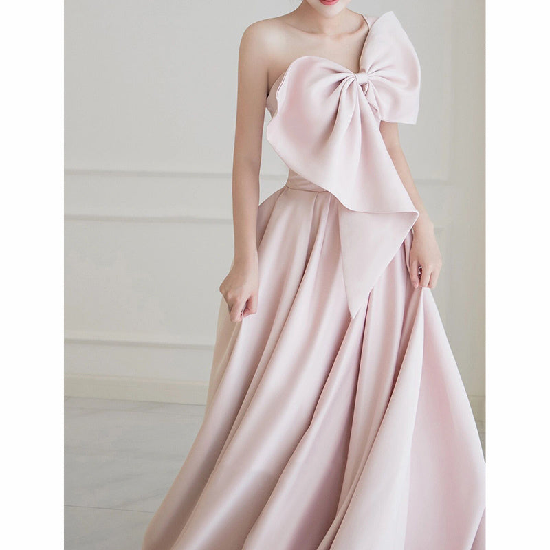 Evening Gown Bride Engagement Dress French Bridesmaid Dress