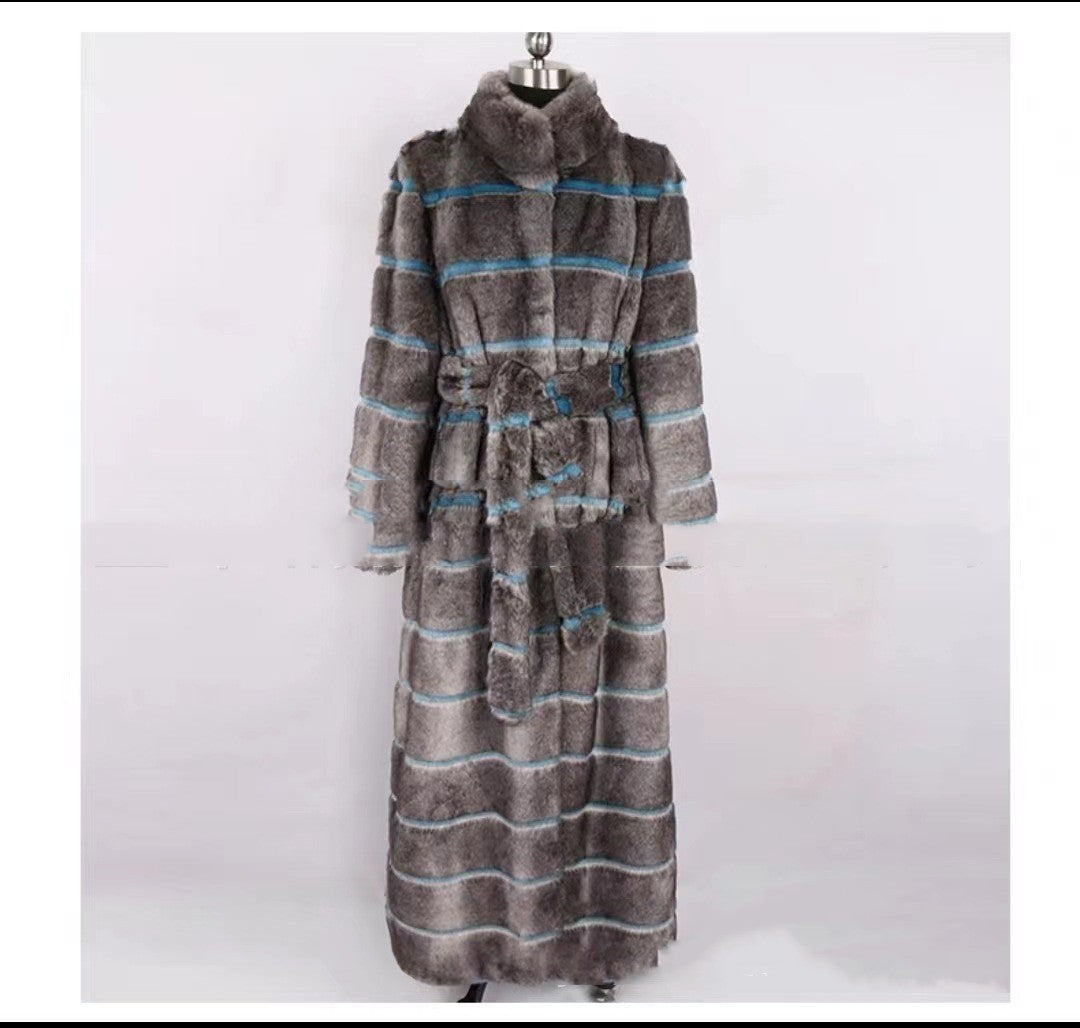 Women's Mid Length Coat With Waistband