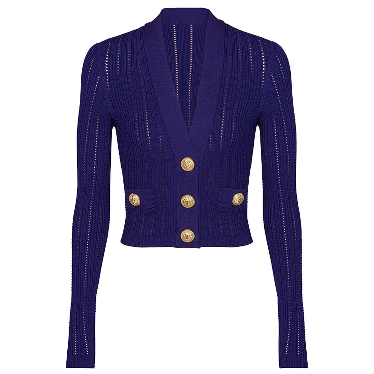 Cardigan en laine pour femme, veste classique de haute qualité, tricot, printemps-automne