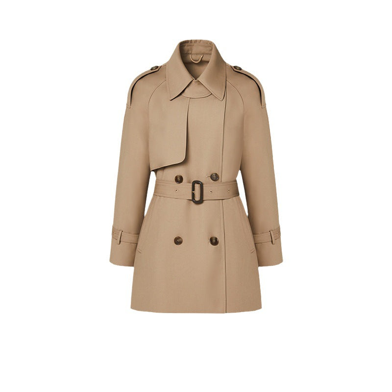 Element mi-long Trench manteau pour les femmes printemps automne haute sens petit élégant Trench manteau manteau pour les femmes