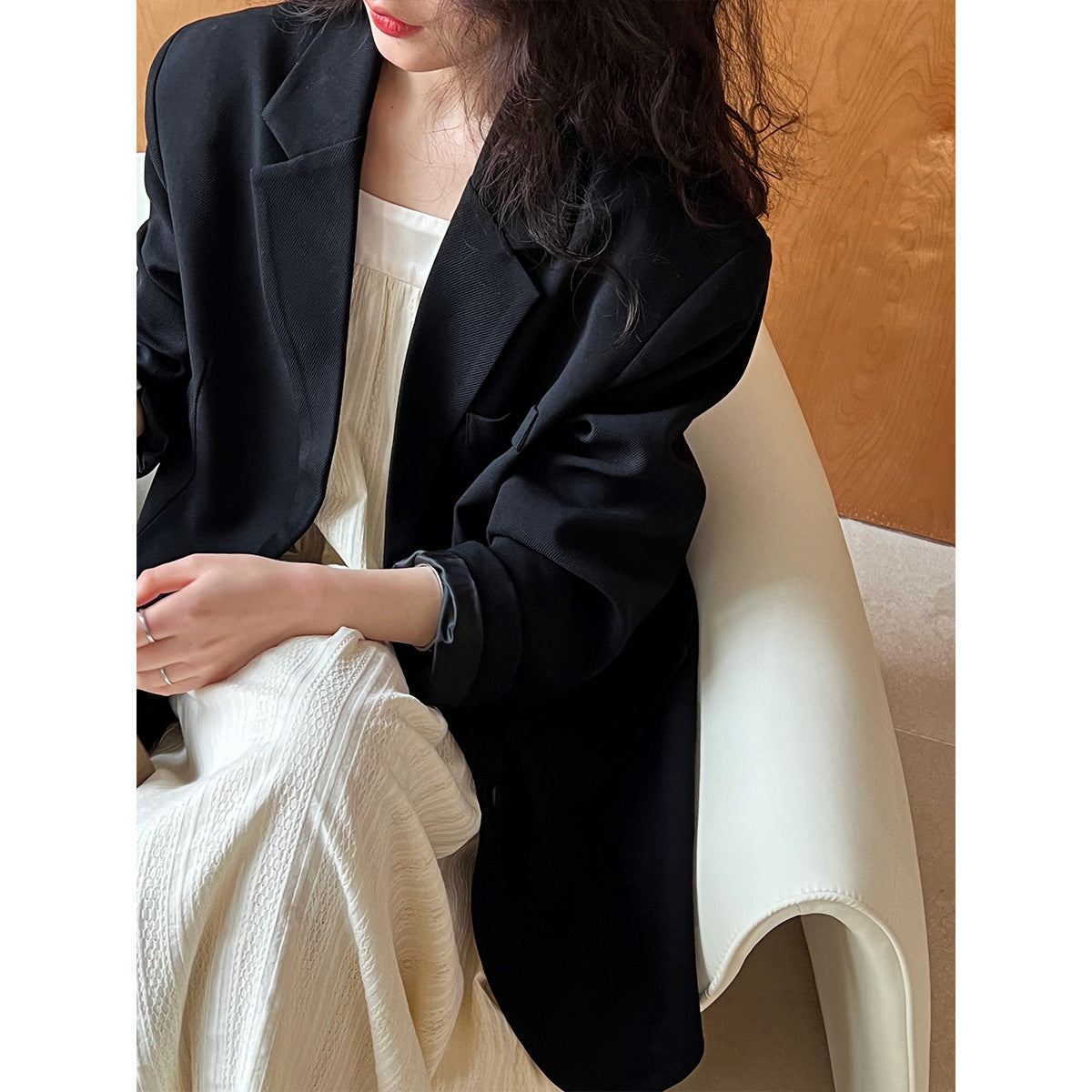 Spring High Grade Blazer Women Profile Casual Blazers