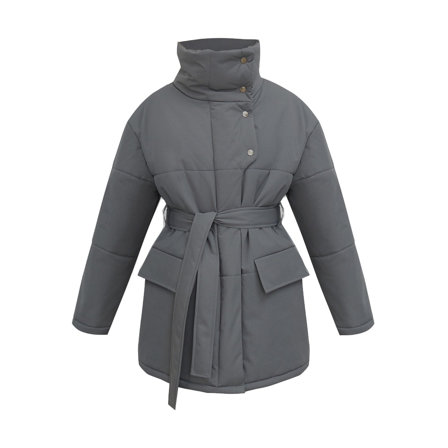 Women's Fashion Temperament Standing Collar Cotton Jacket