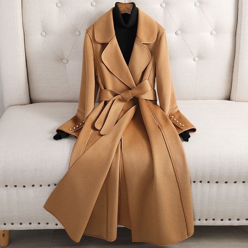 Women's Fashionable High-end Woolen Coat