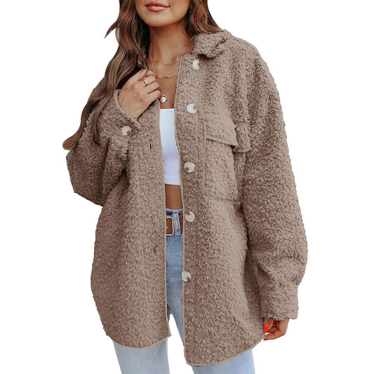 Woolen Women Warm Jacket Winter Turkish Fur Fleece